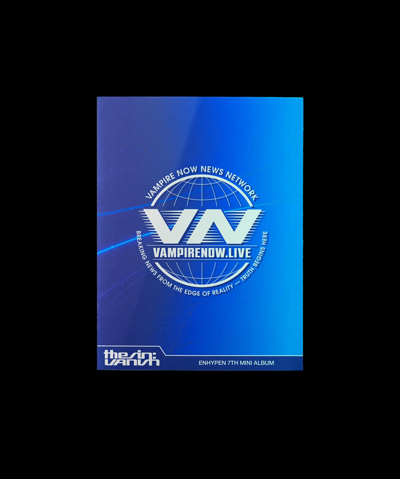 ENHYPEN - [THE SIN : VANISH] (Weverse Albums ver.) - Album Kpop, couverture bleu, style fantasy, boîte en studio