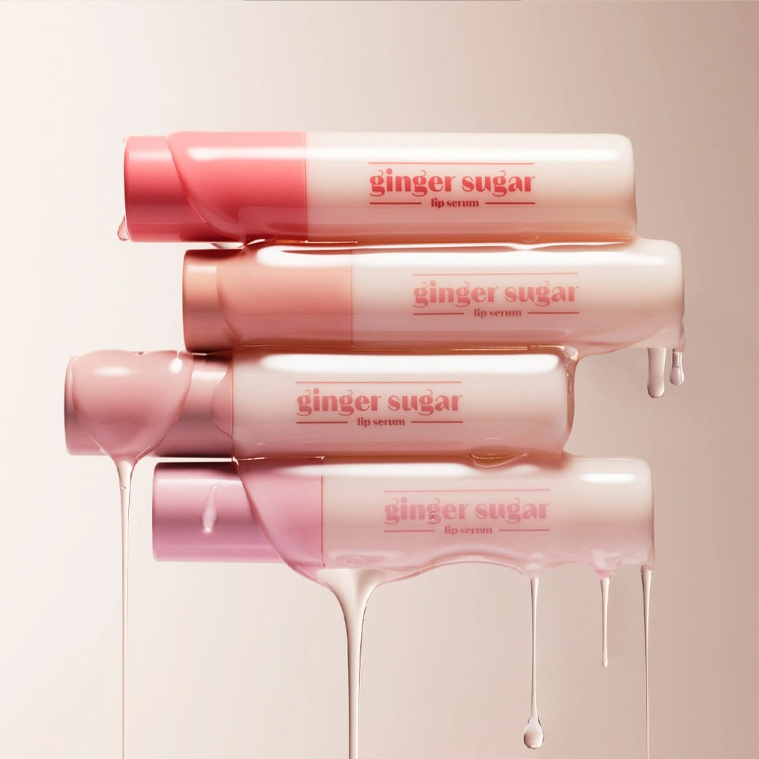 ETUDE Ginger Sugar Lip Serum 13g de la marque ETUDE, flacons ginger sugar sur fond clair, aspect gel lissant