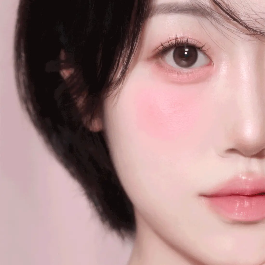 ETUDE Play Multi Eyes : maquillage yeux de la marque ETUDE, gros plan sur paupières et cils, fond doux.