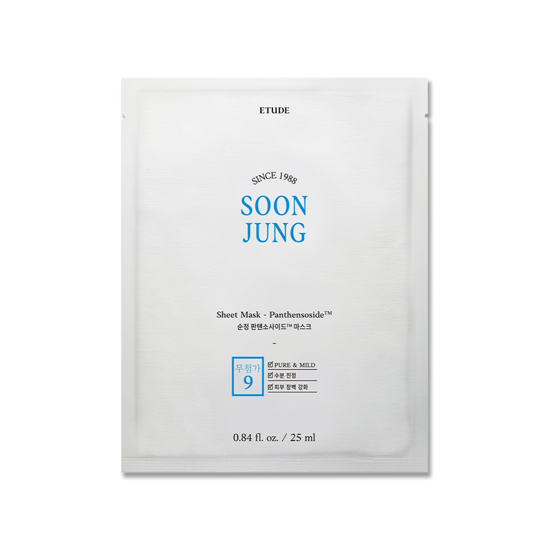 ETUDE Soonjung Sheet Mask disponible sur Ma petite Coree, ton Eshop 100% K-beauty en direct de Seoul