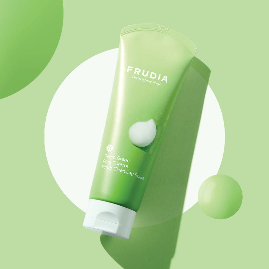 FRUDIA Green Grape Pore Control Scrub Cleansing Foam 145g