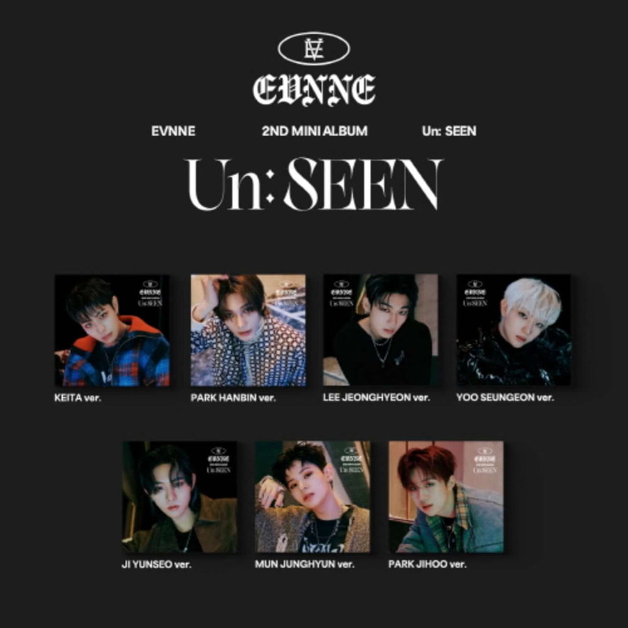 EVNNE - 2nd Album [Un: SEEN] Digipack VER. (Set of 7) - Album Kpop