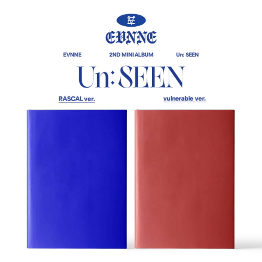 EVNNE - 2nd Album [Un: SEEN] (RASCAL Ver. / vulnerable ver.) (Set of 2) - Album Kpop
