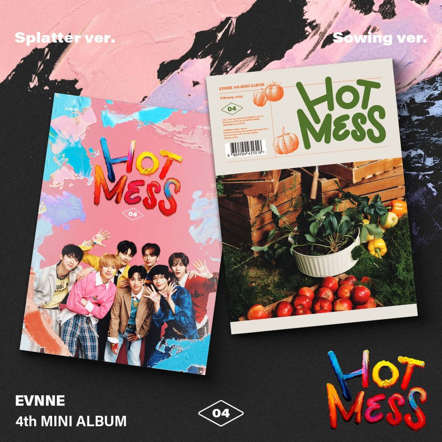 EVNNE - [HOT MESS] (Splatter Ver. / Sowing Ver.)(Set of 2) - Album Kpop