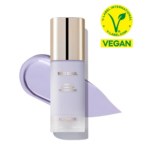 THE SAEM Eco Soul Vegan Bright Up Makeup Base 50ml disponible sur Ma petite Coree, ton Eshop 100% K-beauty en direct de Seoul