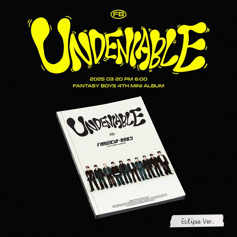 FANTASY BOYS - 4th Album [UNDENIABLE] (Eclipse ver.) - Album Kpop