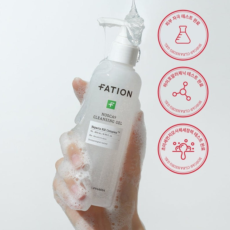 FATION Nosca9 Cleansing Gel 200ml disponible sur Ma petite Coree, ton Eshop 100% K-beauty en direct de Seoul