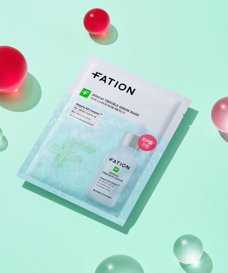 FATION Nosca9 Trouble Serum Mask disponible sur Ma petite Coree, ton Eshop 100% K-beauty en direct de Seoul