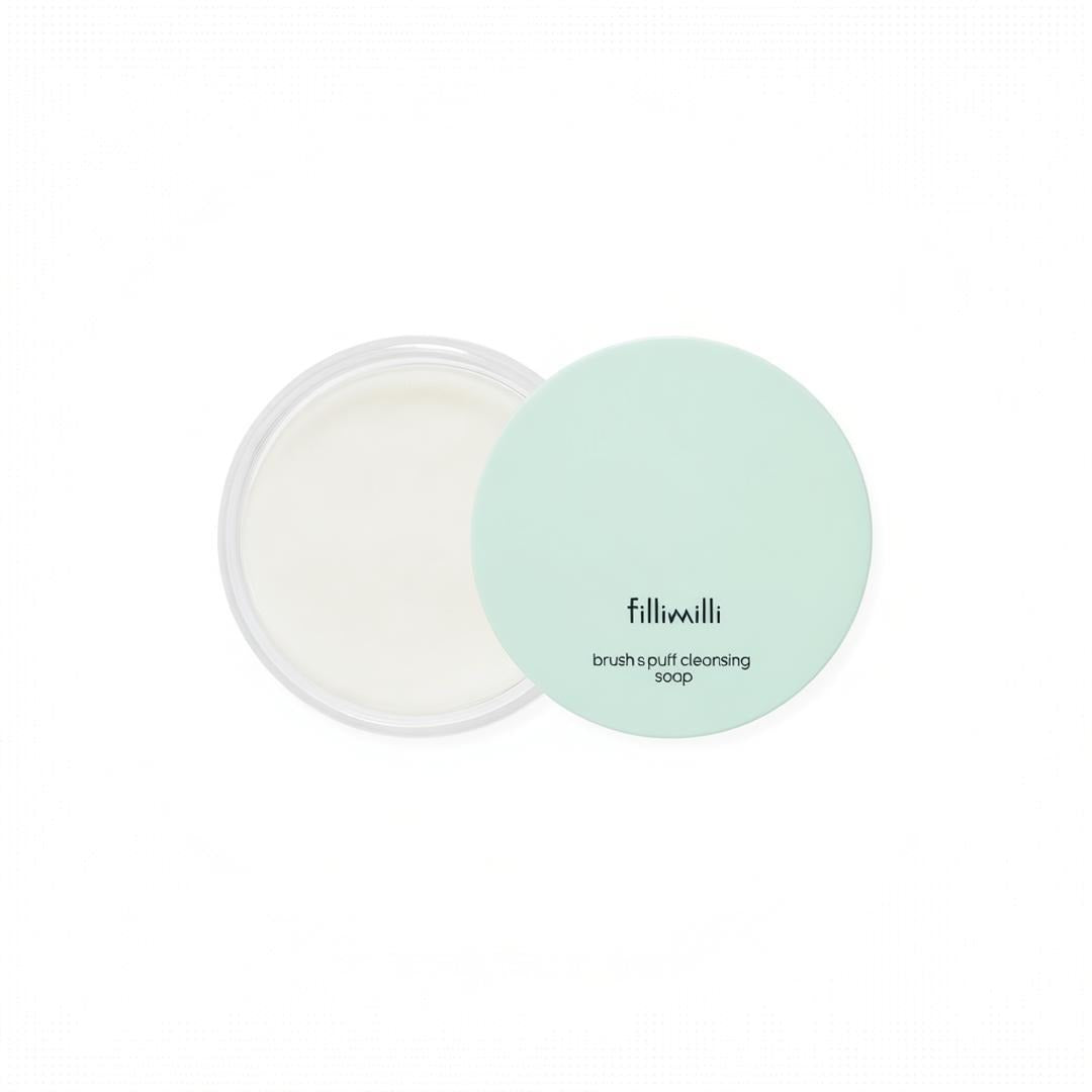FILLIMILLI Brush & Puff Cleansing Soap (+Cleansing Pads)
