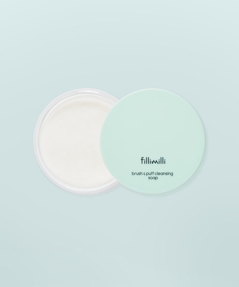 FILLIMILLI Brush & Puff Cleansing Soap (+Cleansing Pads)