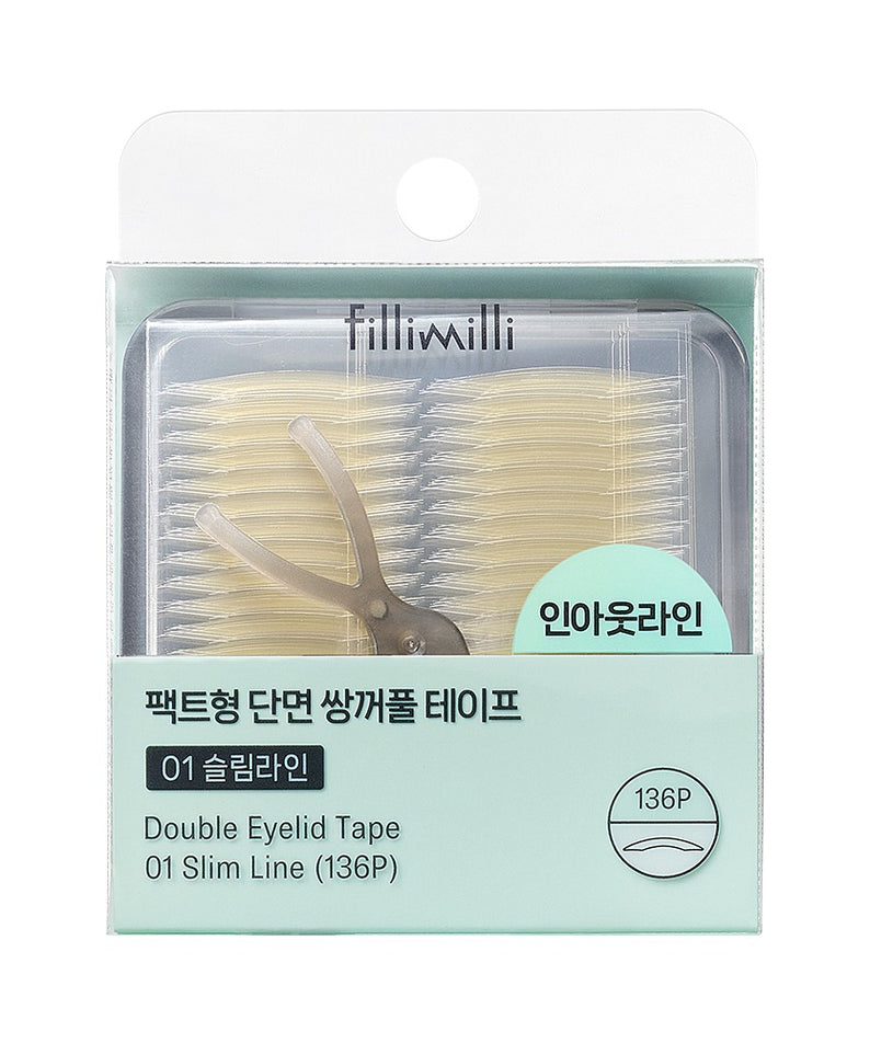 FILLIMILLI Compact Single-Sided Double Eyelid Tape 2 Types