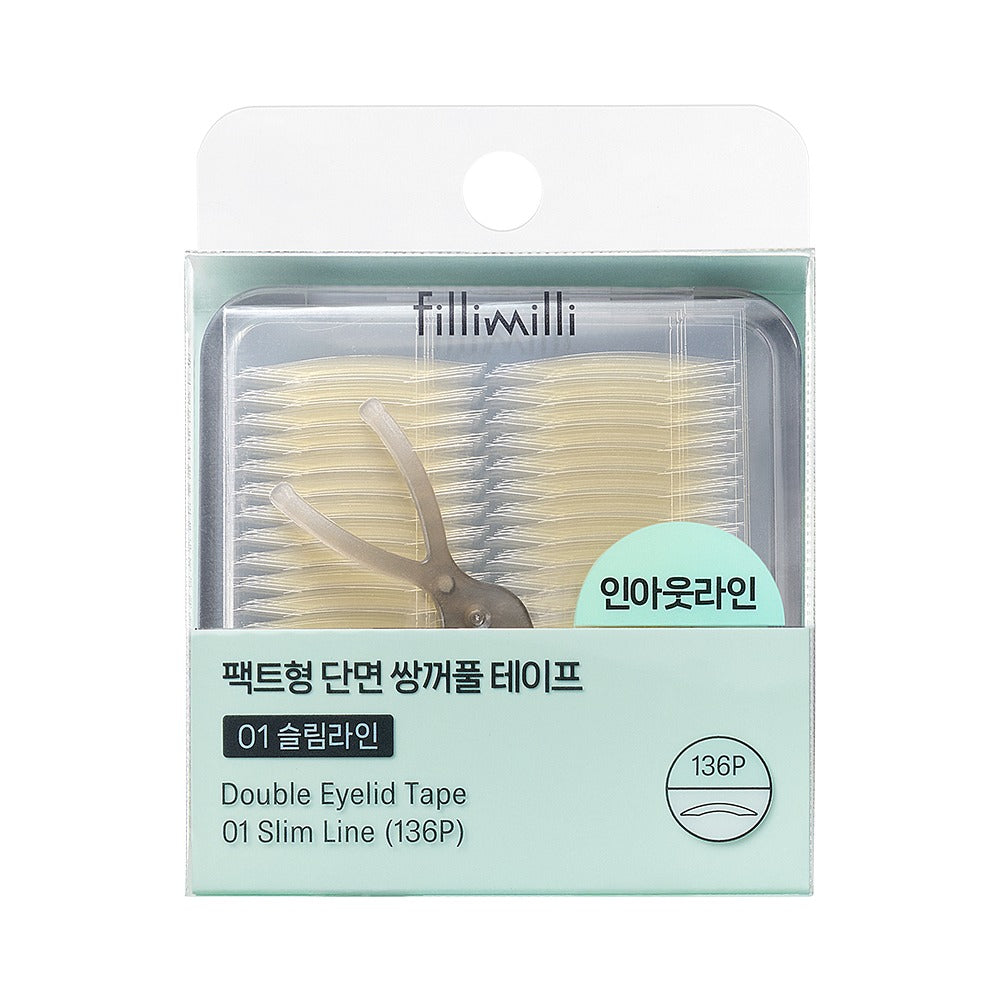 FILLIMILLI Compact Single-Sided Double Eyelid Tape 2 Types