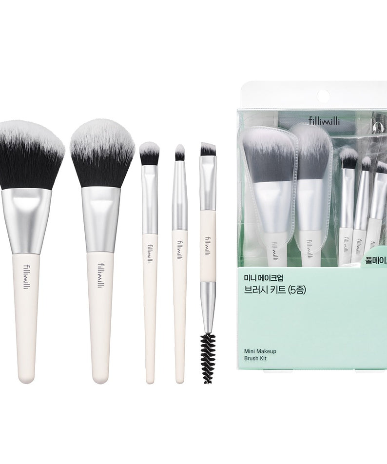 FILLIMILLI Mini Makeup Brush Kit (5 types)