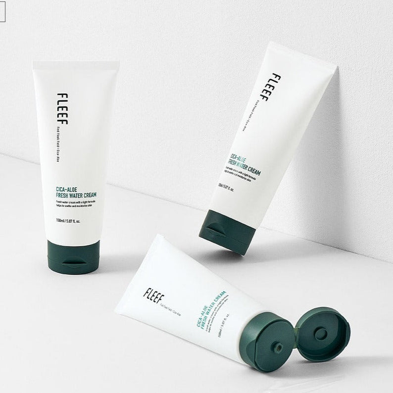 FLEEF Cica Aloe Fresh Water Cream 150ml disponible sur Ma petite Coree, ton Eshop 100% K-beauty en direct de Seoul