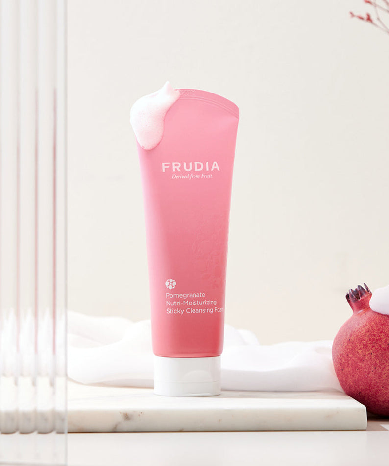 FRUDIA Pomegranate Nutri-Moisturizing Sticky Cleansing Foam 145g disponible sur Ma petite Coree, ton Eshop 100% K-beauty en direct de Seoul