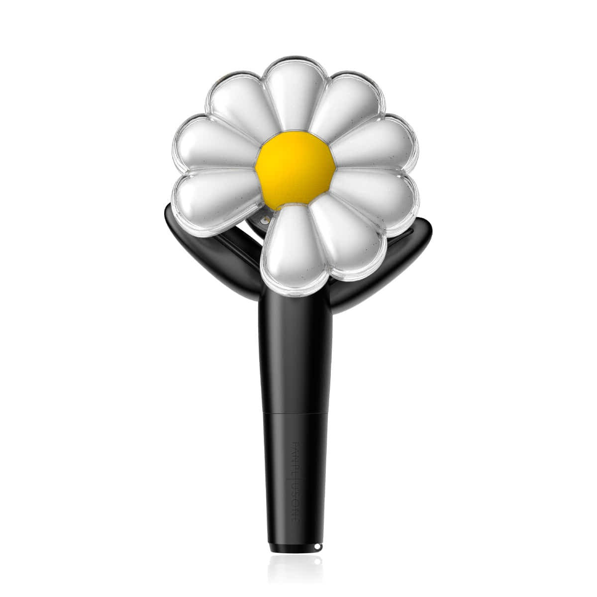 G-Dragon official Lighstick noir et fleur, design officiel, stock limité concerts à venir, visuel sur fond blanc