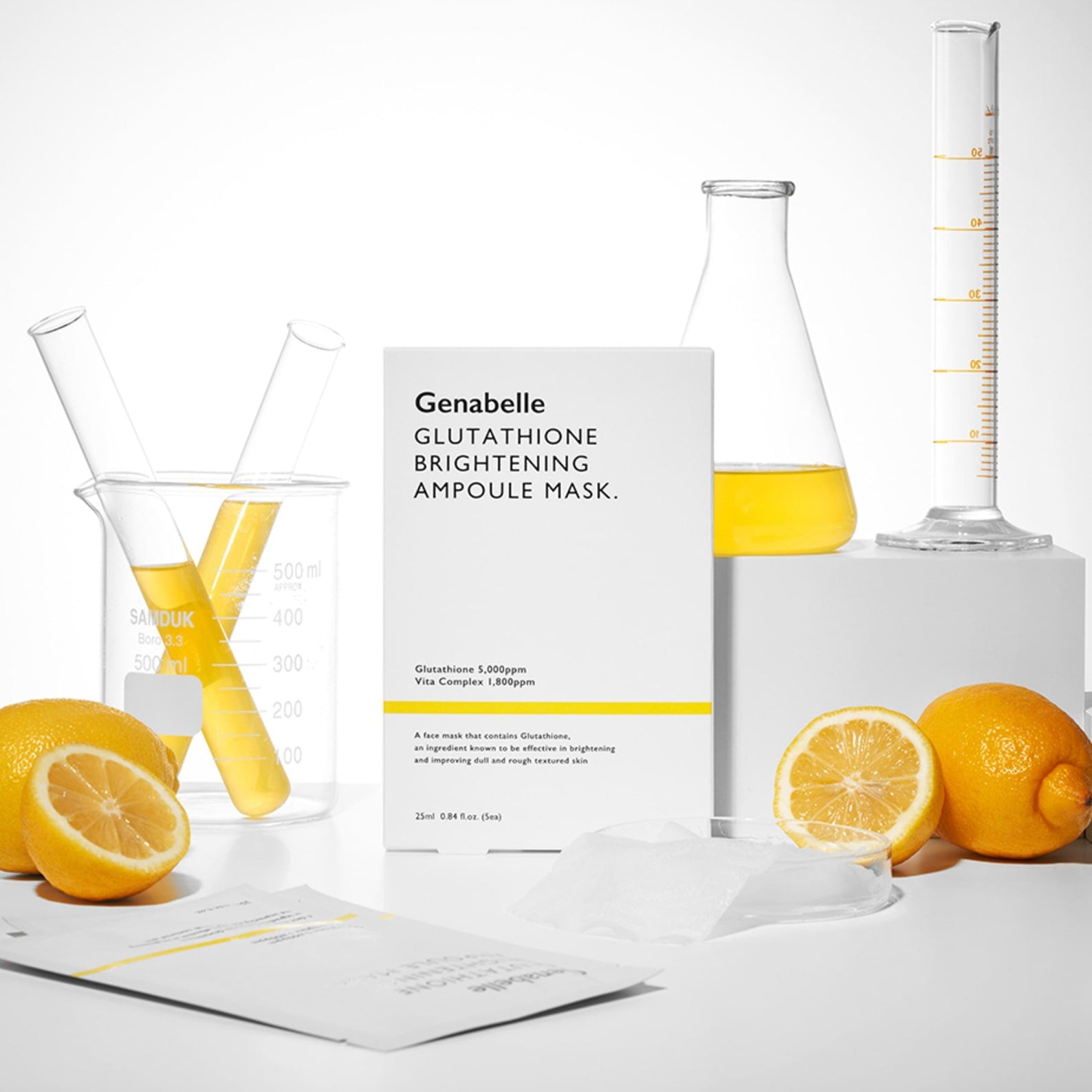 GENABELLE Glutathione Brightening Ampoule Mask 5ea