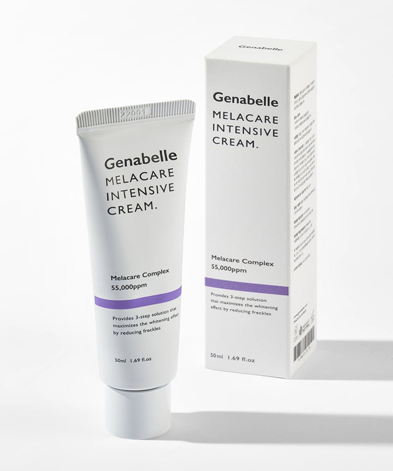 Crème GENABELLE Melacare Intensive 50ml avec boîte, pour soins intensifs de la peau.