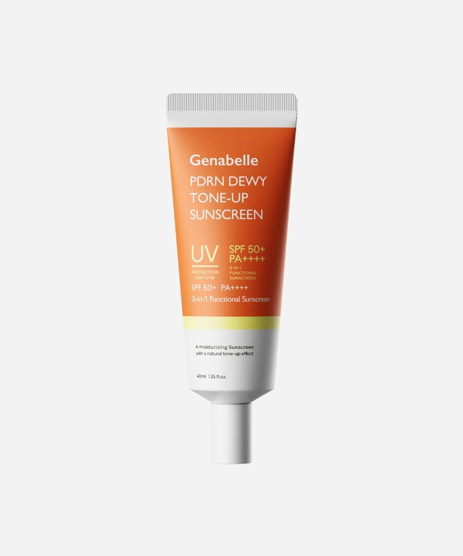 GENABELLE PDRN Dewy Tone-up Sunscreen 40ml crème solaire 40ml protection UV avec finition éclatante