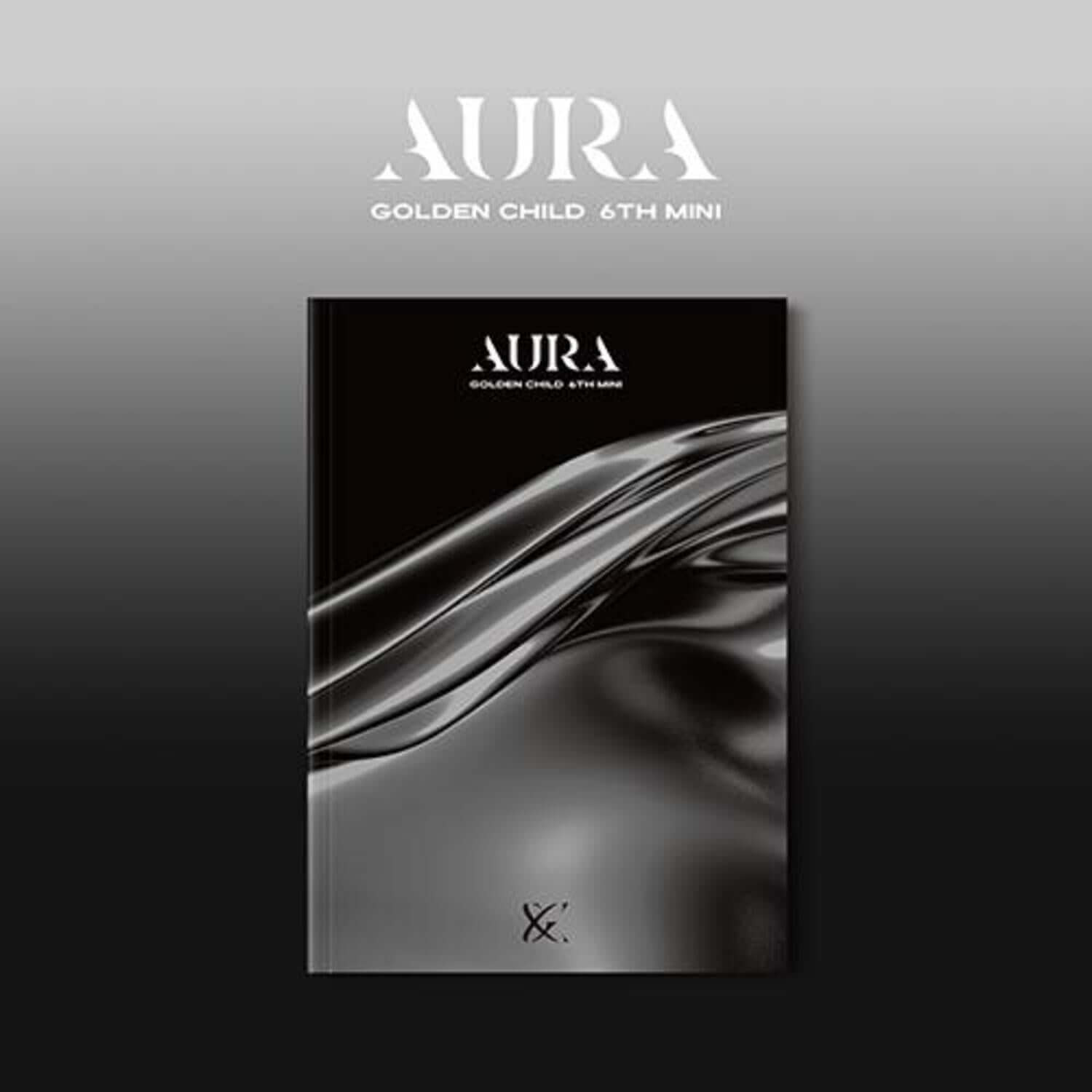 GOLDEN CHILD - 6th Album [AURA] (Photobook ver.)(*Limited Edition) - Album Kpop, couverture AURA noire et argent, style premium