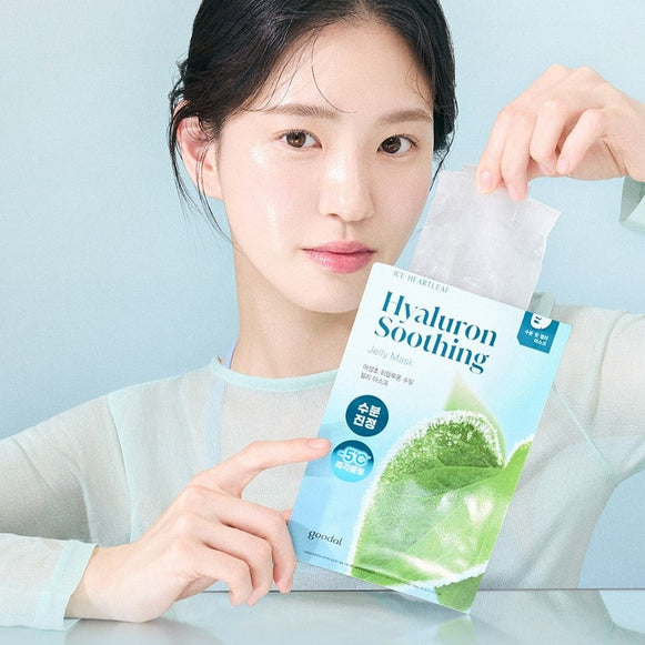 GOODAL Ice Heartleaf Hyaluron Jelly Mask disponible sur Ma petite Coree, ton Eshop 100% K-beauty en direct de Seoul