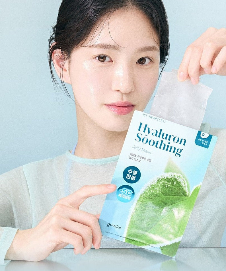 GOODAL Ice Heartleaf Hyaluron Jelly Mask disponible sur Ma petite Coree, ton Eshop 100% K-beauty en direct de Seoul