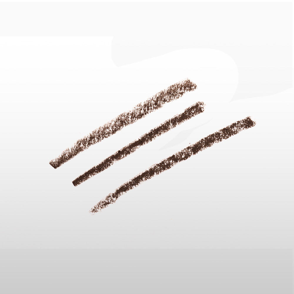 GRAFEN  Brow Up Brow Pencil 0.3g, swatches brun sur fond clair, produit maquillage sourcils, marque GRAFEN.