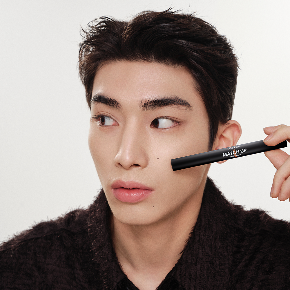 GRAFEN  Match Up Shading Stick Neutral Brown 1.8g, maquillage du visage avec un stick à l’ombre, sur fond clair