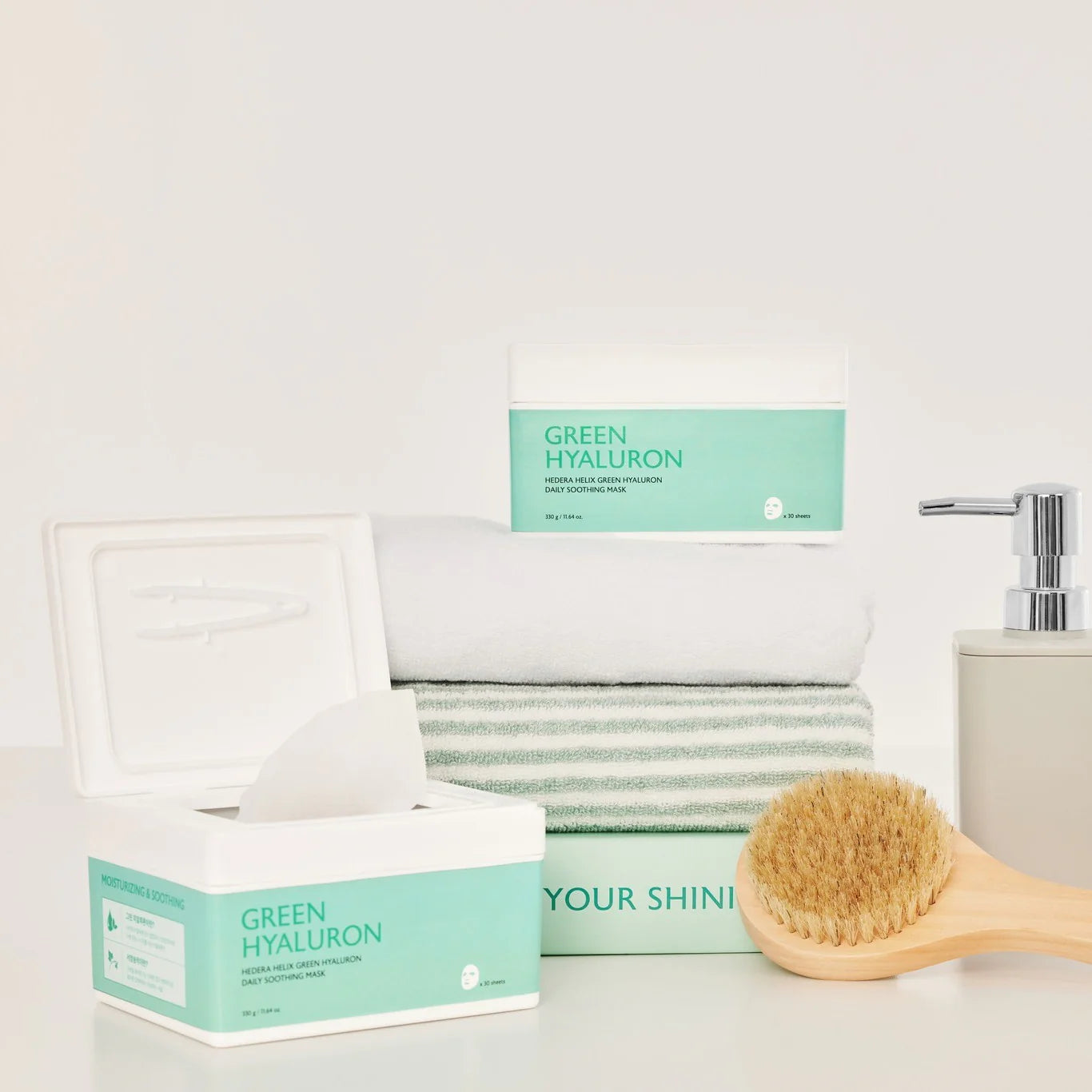 MILK TOUCH Western Pine Green Hyalueonic Daily Soothing Mask