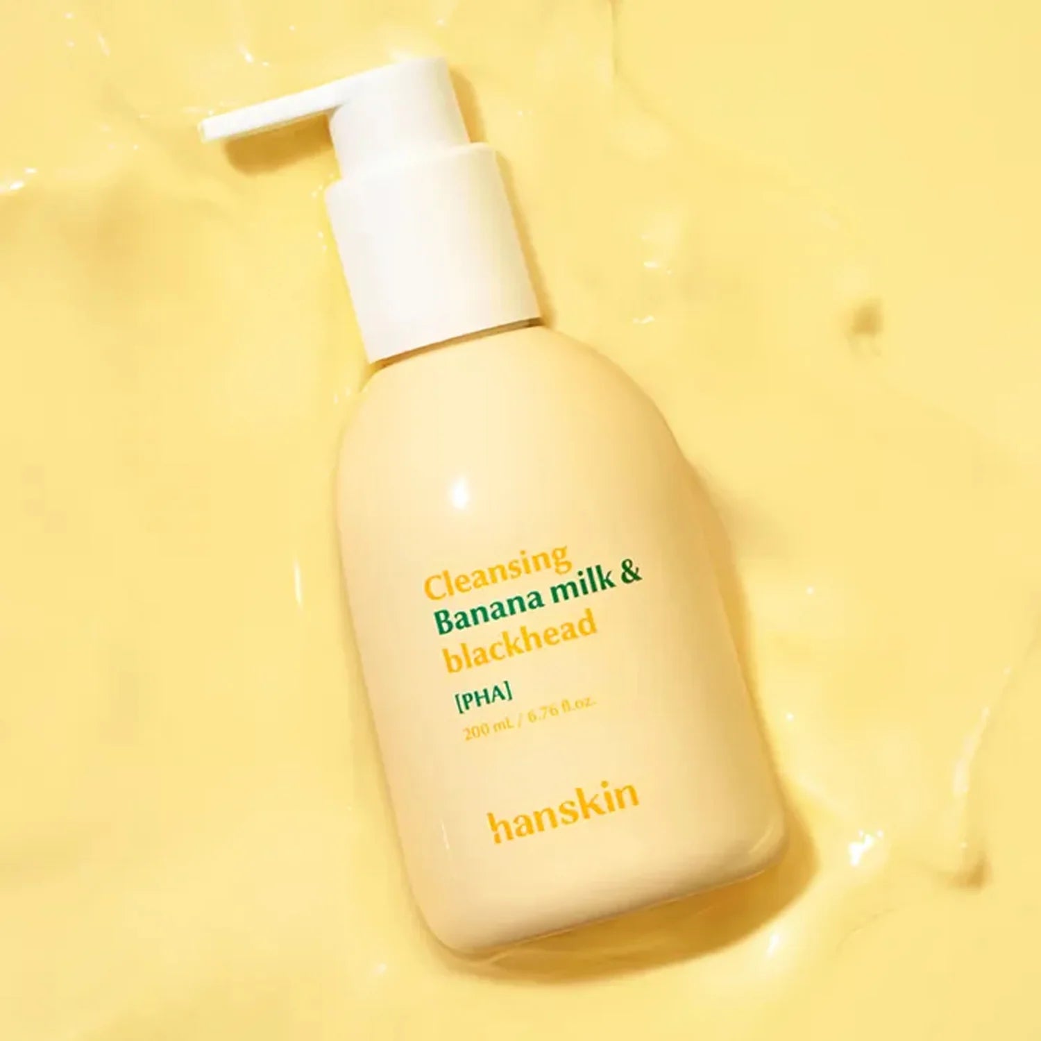 HANSKIN Cleansing Banana Milk & Blackhead PHA 200ml