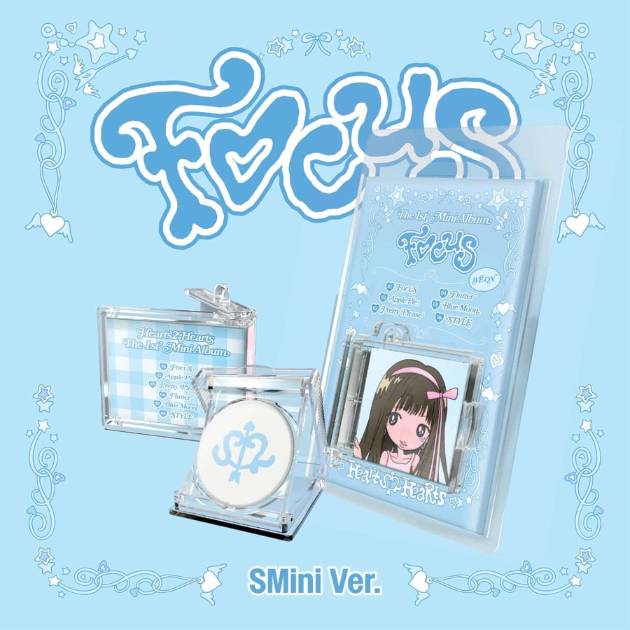 HEARTS2HEARTS - 1st Album [FOCUS] (SMini Ver.)(Smart Album) (Random) - Album Kpop