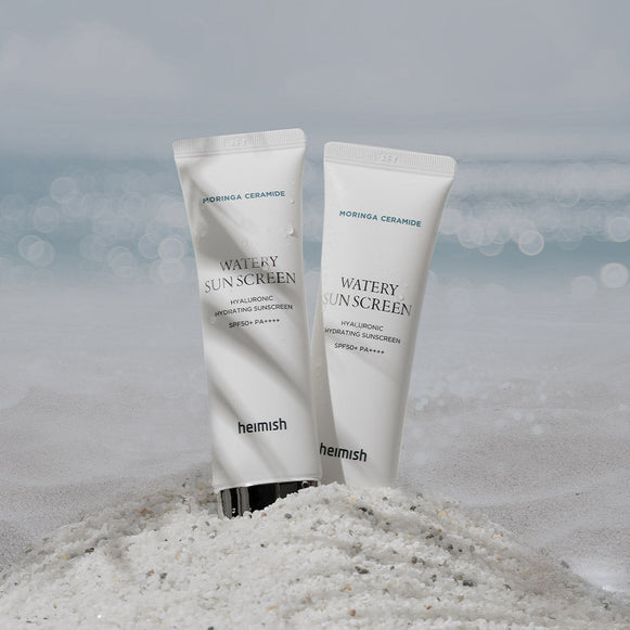 HEIMISH Moringa Ceramide Hyaluronic Hydrating Watery Sunscreen 50ml disponible sur Ma petite Coree, ton Eshop 100% K-beauty en direct de Seoul