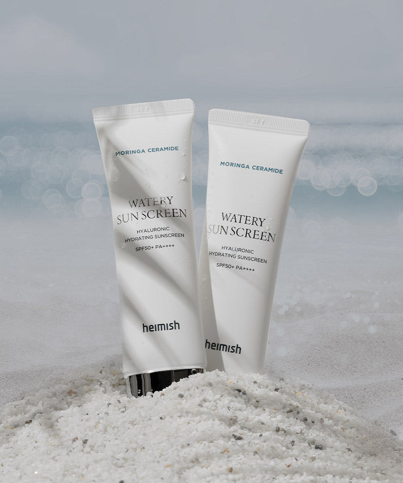 HEIMISH Moringa Ceramide Hyaluronic Hydrating Watery Sunscreen 50ml disponible sur Ma petite Coree, ton Eshop 100% K-beauty en direct de Seoul