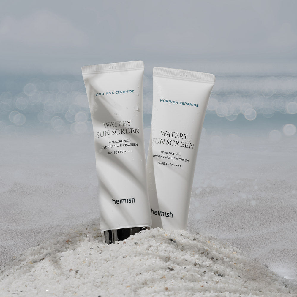 HEIMISH Moringa Ceramide Hyaluronic Hydrating Watery Sunscreen 50ml disponible sur Ma petite Coree, ton Eshop 100% K-beauty en direct de Seoul