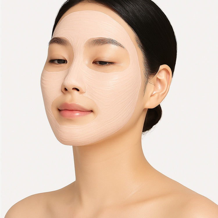 HERBLOOM  H.T Solution Pack Cleansing Foam 120g : femme au masque nettoyant en studio, produit beauté de la marque