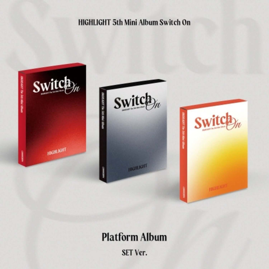 HIGHLIGHT - 5th Album [Switch On] (Platform Ver.) (Random 1 of 3) - Album Kpop