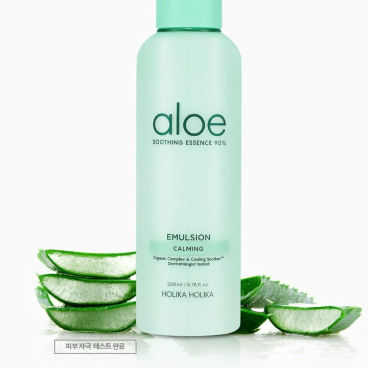 HOLIKA HOLIKA Aloe Soothing Essence 98% Emulsion 200ml on sales on our Website !