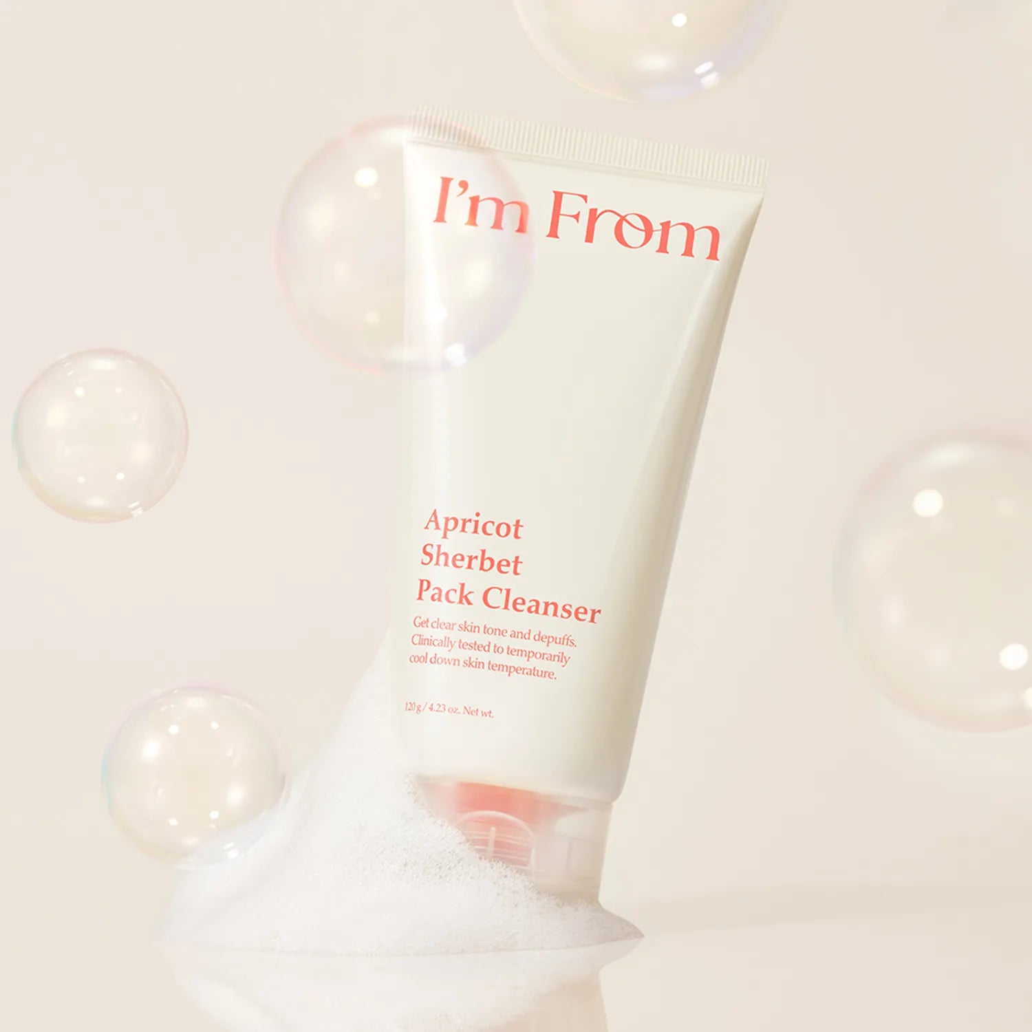 I'M FROM Apricot Sherbet Pack Cleanser 120ml