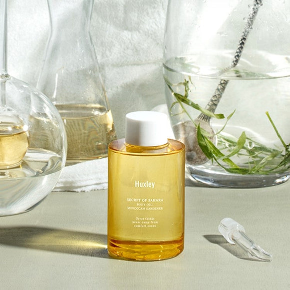 HUXLEY Body Oil Moroccan Gardener 100ml disponible sur Ma petite Coree, ton Eshop 100% K-beauty en direct de Seoul