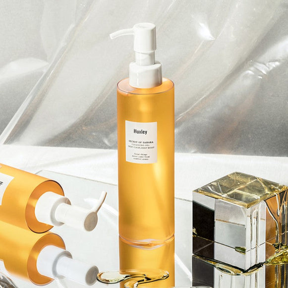 HUXLEY Cleansing Oil Deep Clean, Deep Moist 200ml disponible sur Ma petite Coree, ton Eshop 100% K-beauty en direct de Seoul