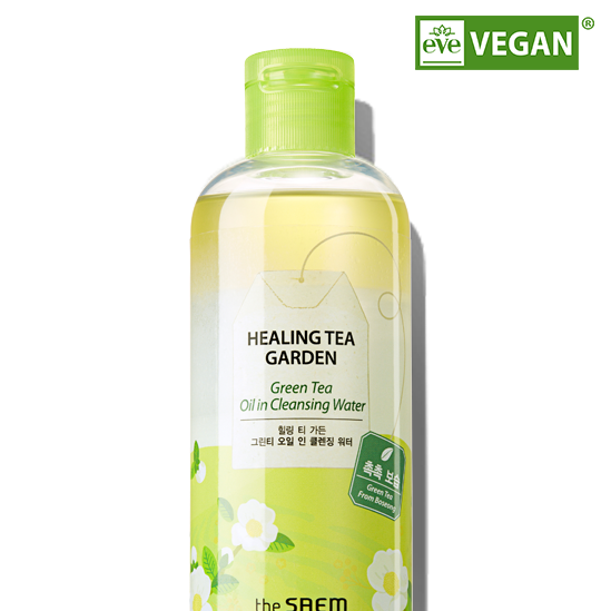 THE SAEM  Healing Tea Garden Green Tea Oil In Cleansing Water 300ml