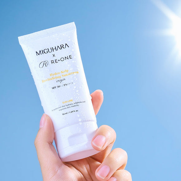 MIGUHARA Hydro-Kelp Revitalizing Sunscreen Origin SPF50+ 50ml disponible sur Ma petite Coree, ton Eshop 100% K-beauty en direct de Seoul