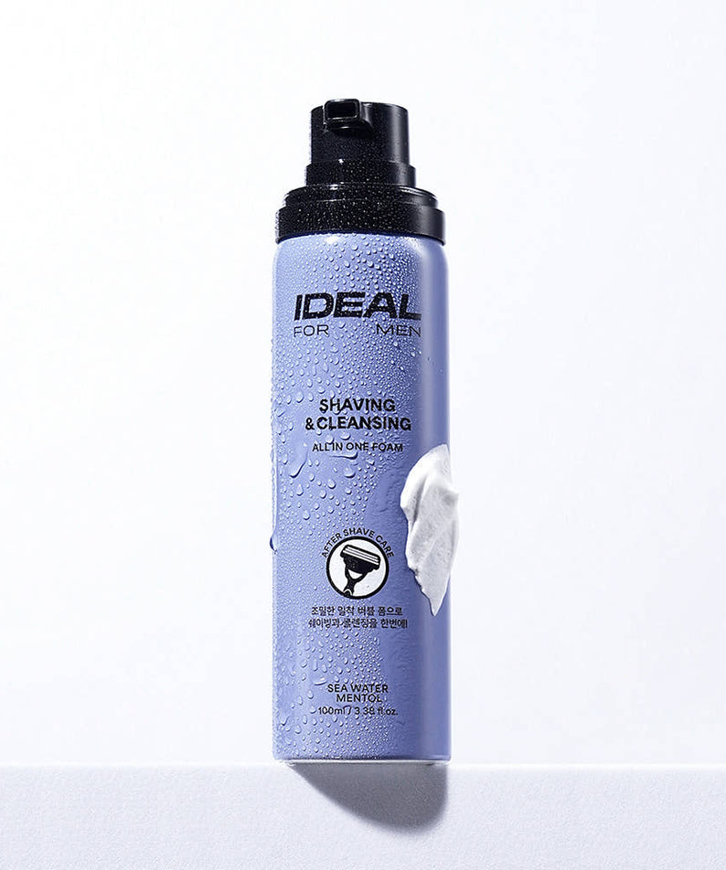 IDEAL FOR MEN Shaving & All-in-One Cleansing Foam 100ml