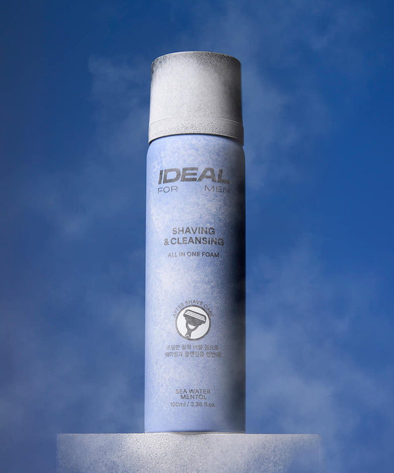 IDEAL FOR MEN Shaving & All-in-One Cleansing Foam 100ml