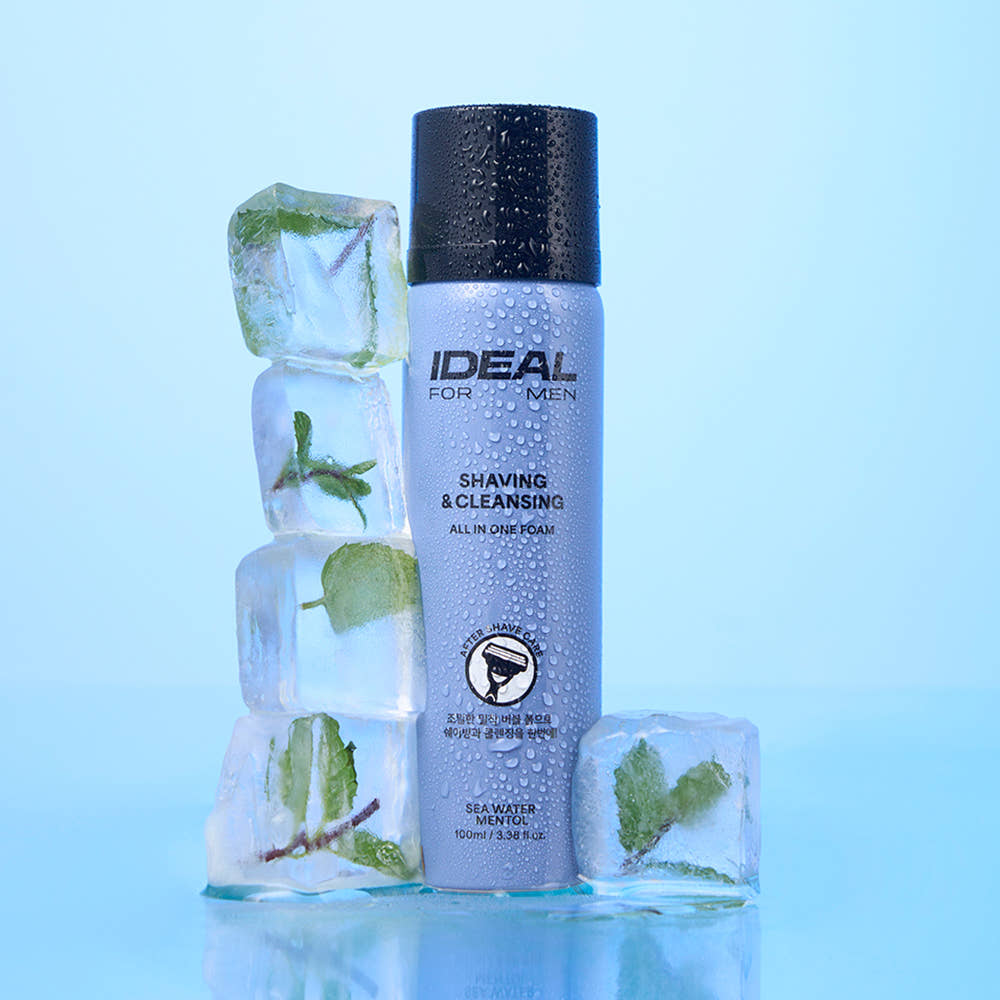 IDEAL FOR MEN Shaving & All-in-One Cleansing Foam 100ml