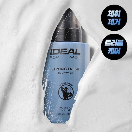 IDEAL FOR MEN Strong Fresh Body Wash 300ml