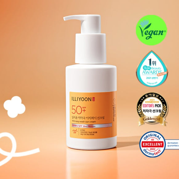 ILLIYOON Mild Easy-Wash Sun Cream 150ml disponible sur Ma petite Coree, ton Eshop 100% K-beauty en direct de Seoul