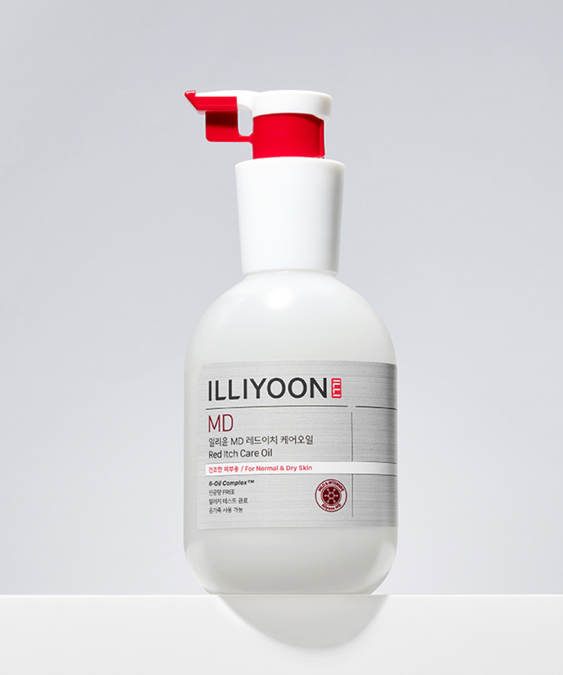 ILLIYOON Redich Care Oil 200ml, flacon blanc sur fond clair, crème soin visage de la marque ILLIYOON