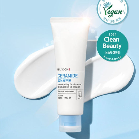 ILLIYOON Ceramide Derma Facial Cream 80ml en stock sur Ma Petite Corée