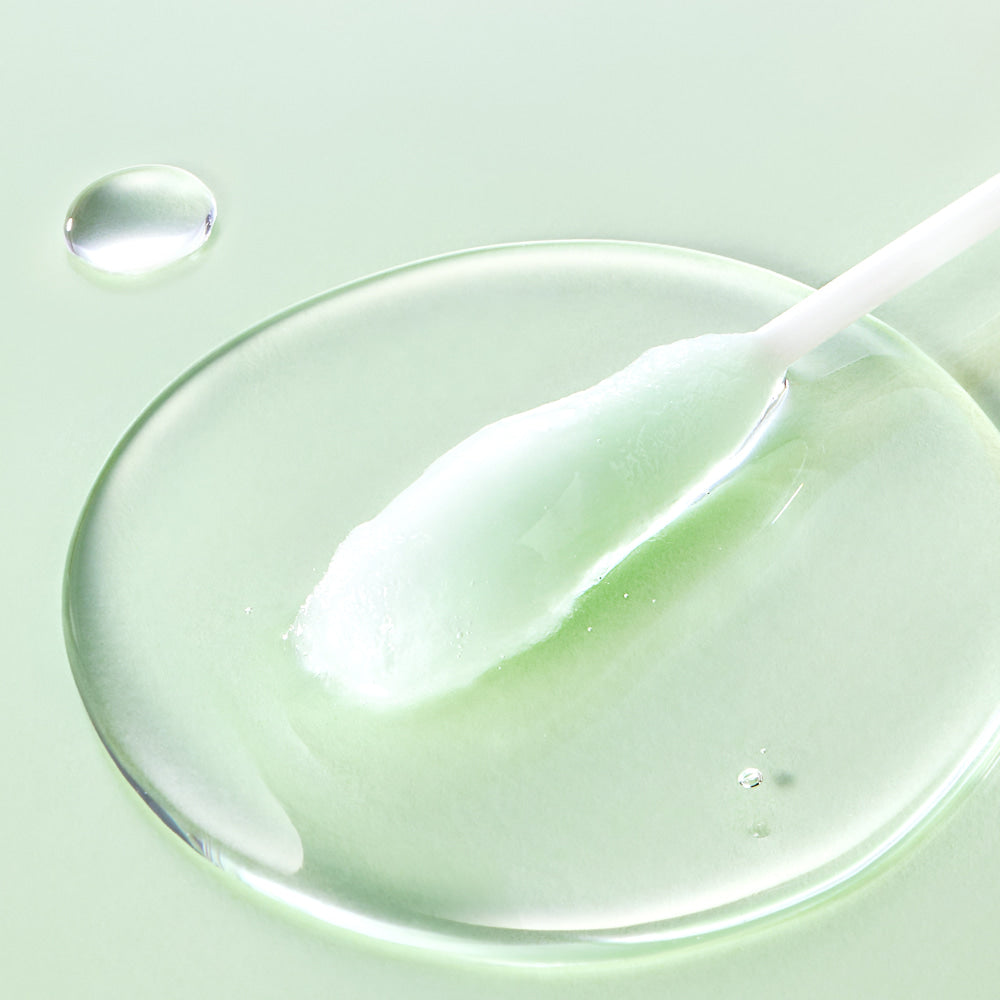 ILSO No Trouble Peeling Swab 8 sheets, ILSO : écouvillon sur lame dans un contexte cosmétique, gouttes vert clair